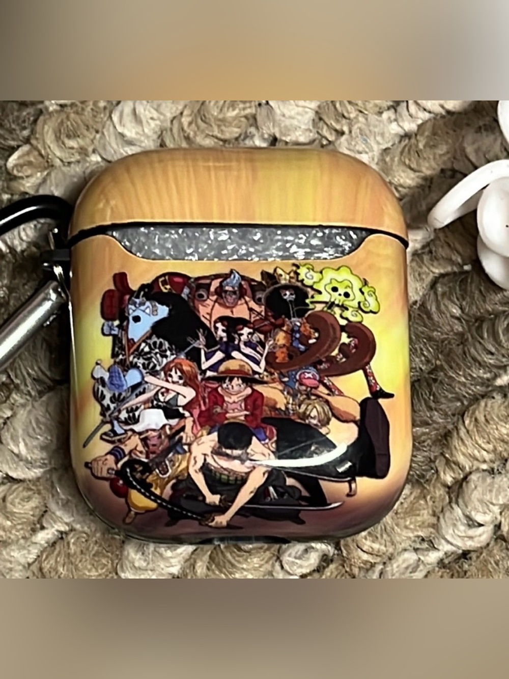 5for$10 Anime One Piece AirPods one and two protective case - group
